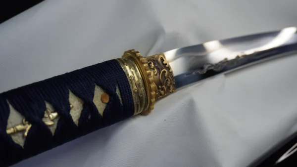 Wakizashi Khắc Rồng - T1095 steel - Ảnh 4