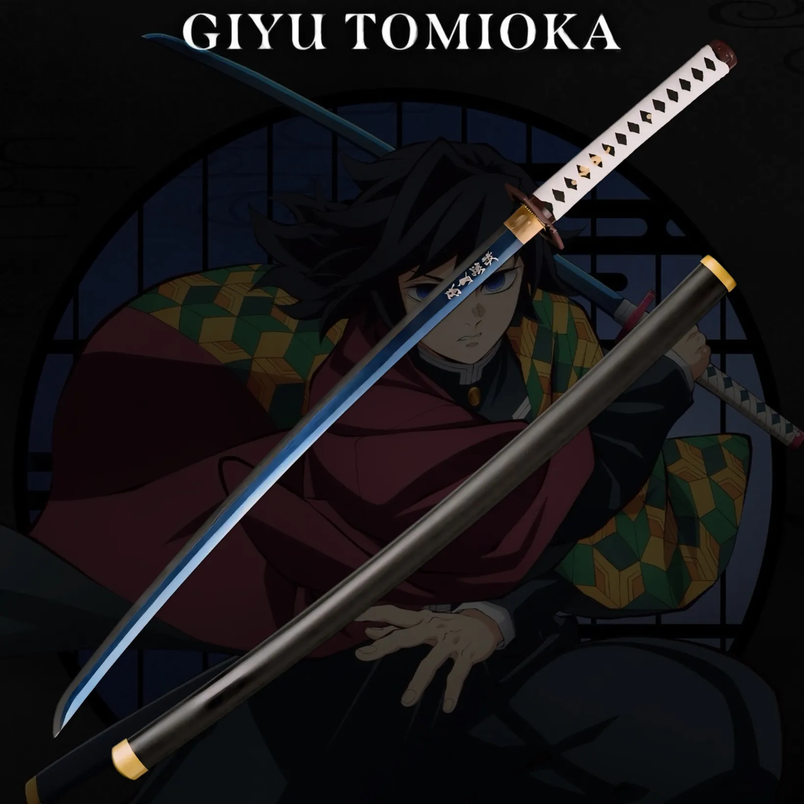 Thủy Trụ Giyuu - Katana Carbon steel