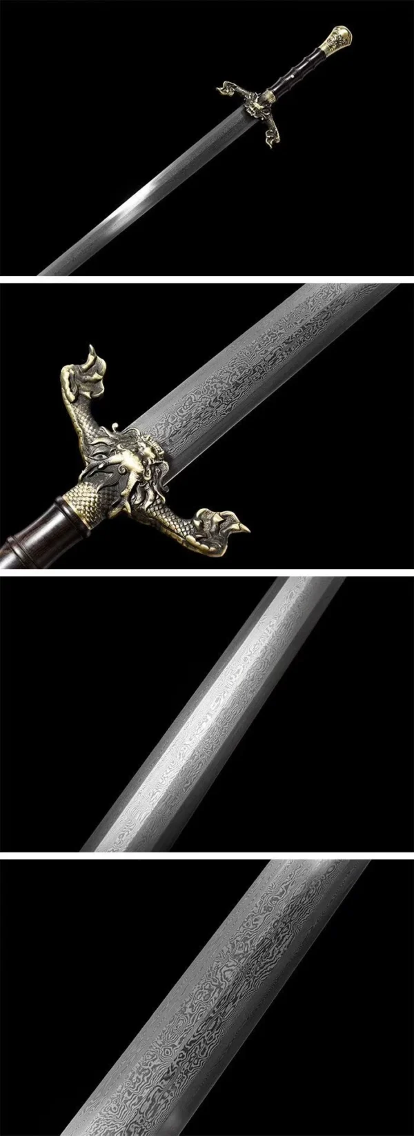 Hoàng Long Chi Nhẫn - Damacus steel - Ảnh 8