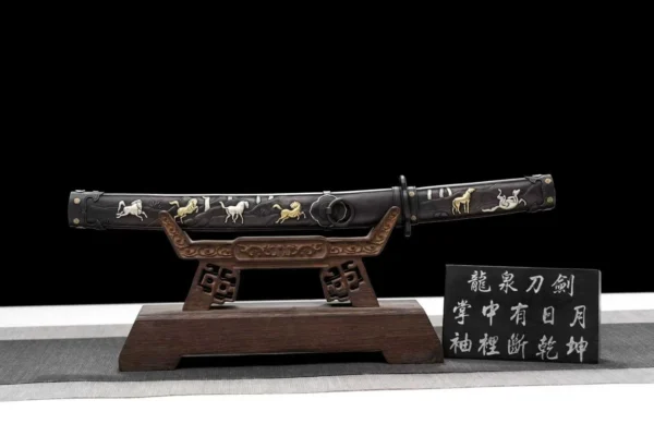 Tanto [MSP 01] - Thép gấp hoa văn - Ảnh 9