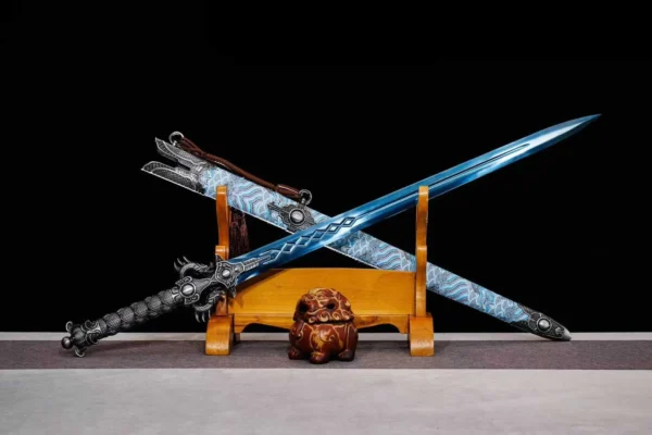 Song Long Kiếm V2 - Mangane steel