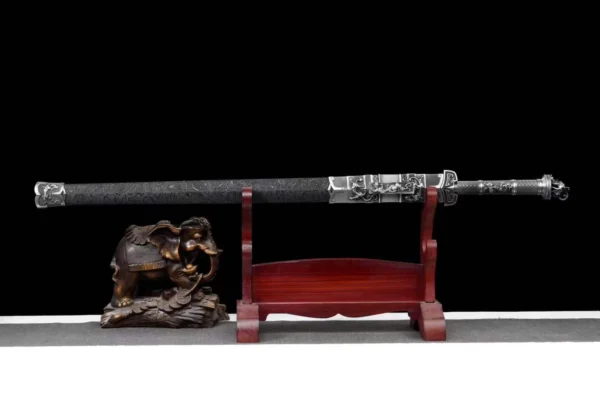 Ngự Long Hán Kiếm - Thép Mangane - Ảnh 9