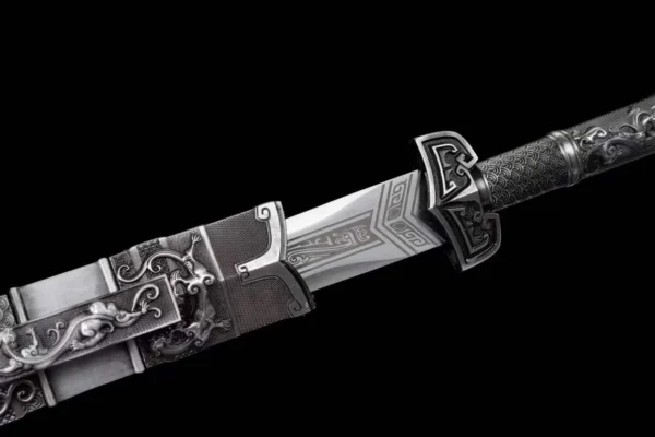 Ngự Long Hán Kiếm - Thép Mangane - Ảnh 5