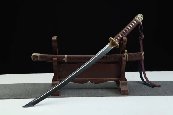 Wakizashi [MSP 02] - Thép Gấp Hoa Văn