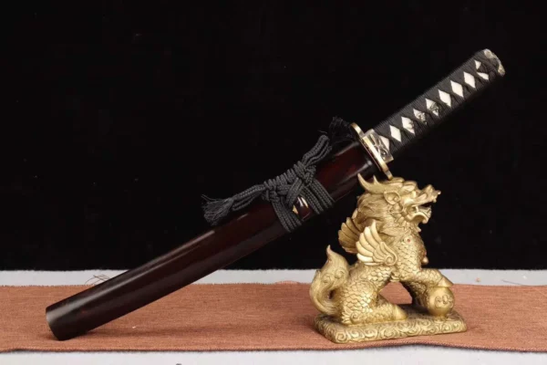 Tanto [MSP 04] - Thép gấp hoa văn - Ảnh 6