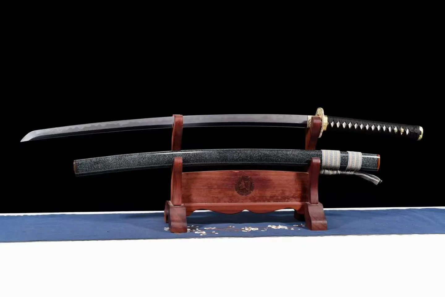Kinko Seiryu Katana - Thép Hoa Văn Damascus