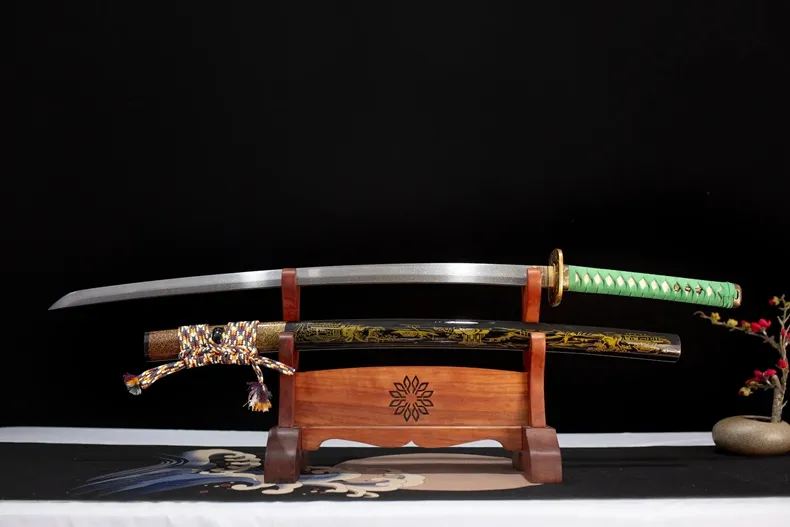Harusame Katana -Thép Hoa Văn
