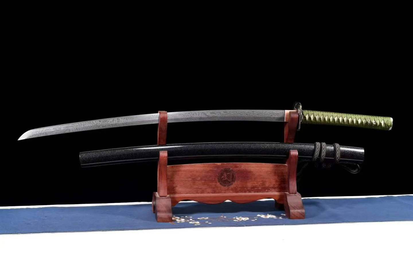 Seiun Senkō Katana - Thép Gấp Hoa Văn Damascus