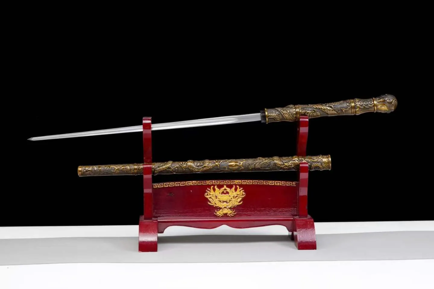 Ẩn Long Trượng Kiếm - Thép Mangan