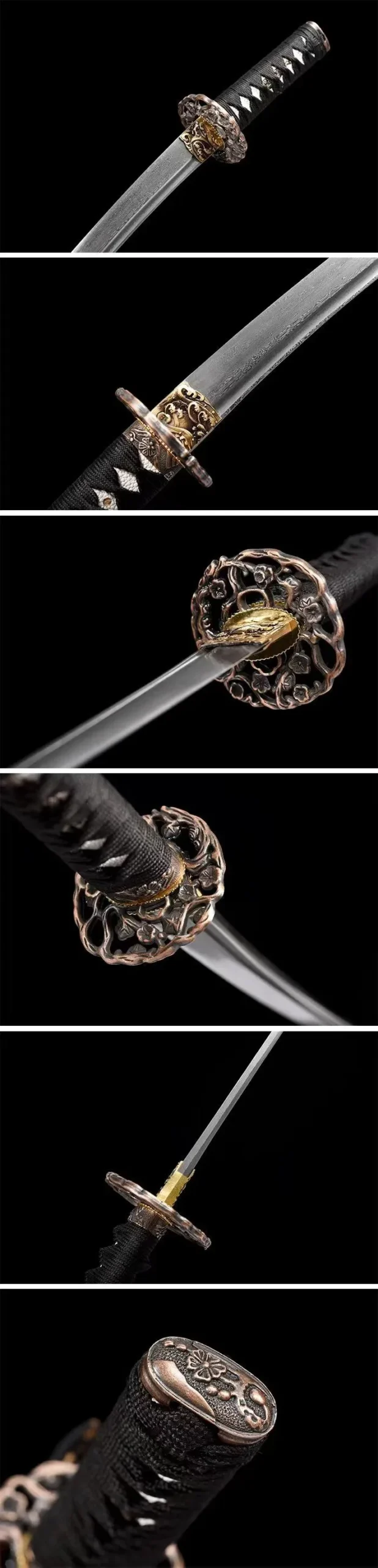 Tsukikage Ryūkō Tanto - Thép Hoa Văn - Ảnh 7