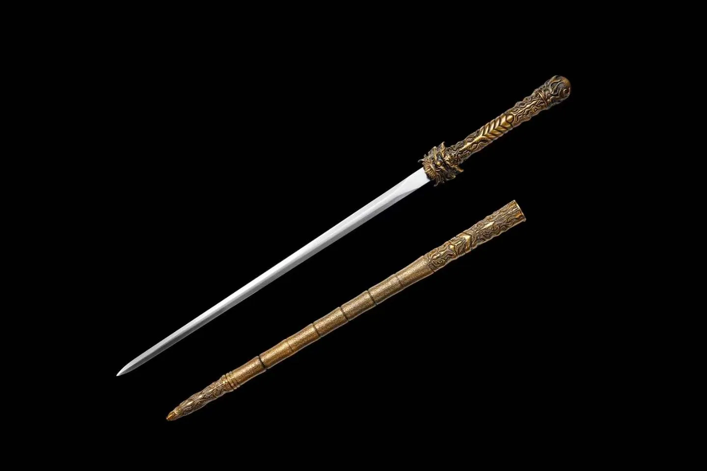 Tàng Long Trượng Kiếm - Thép Mangan