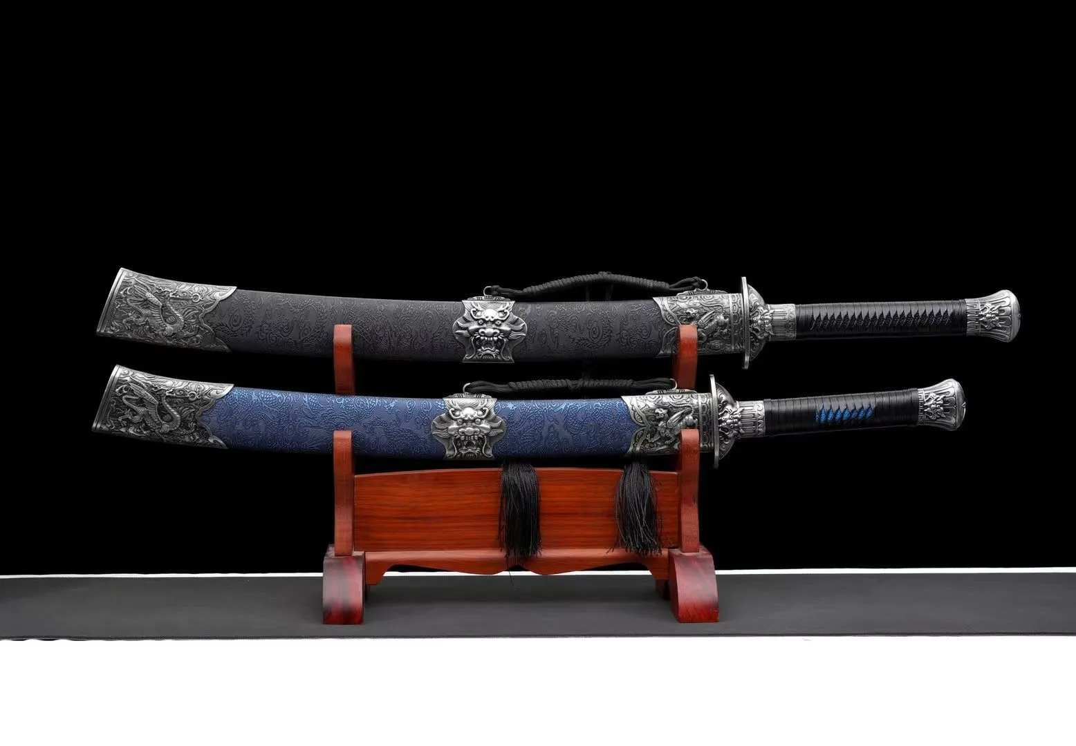 Long Hổ Đại Đao - Thép Mangan