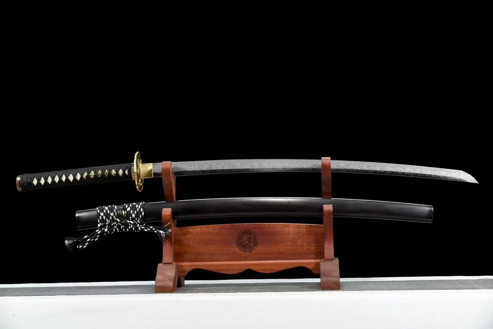 Moryū Katana - T10 Steel, hamon Hitatsura