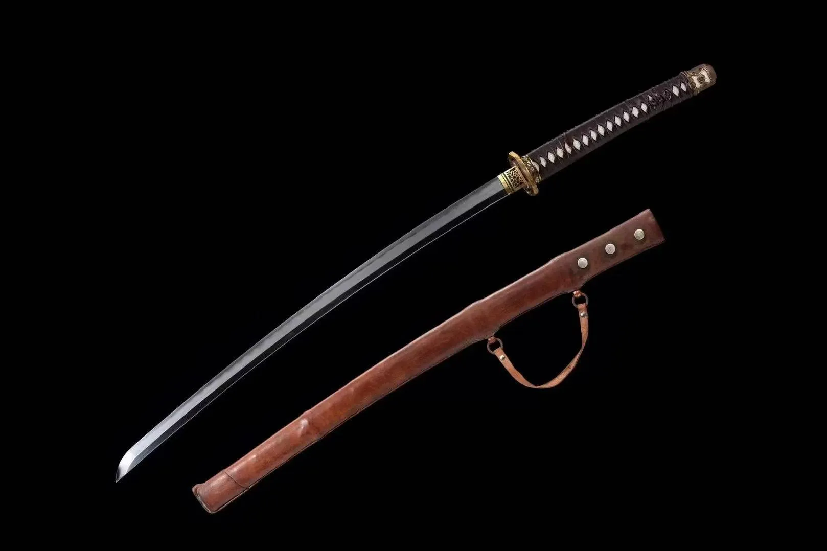 Kurogane Gunto - Damascus Steel